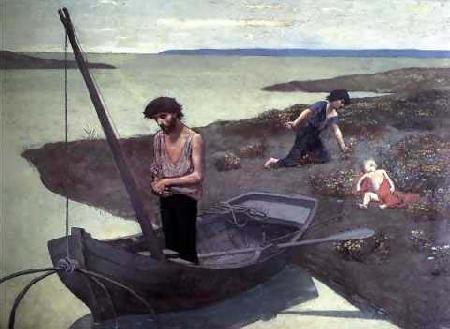 Pierre Puvis de Chavannes The Poor Fisherman France oil painting art